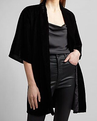 Velvet Kimono Cover-Up | Express