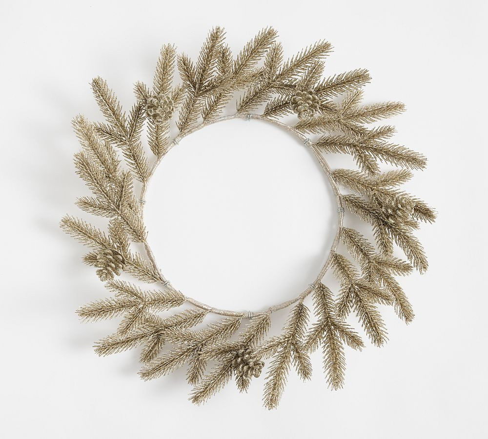 Gold Pine Charger Plates - Set of 4 | Pottery Barn (US)