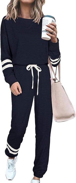 PRETTYGARDEN Women’s Tie Dye Two Piece Pajamas Set Long Sleeve Sweatshirt with Long Pants Sleep... | Amazon (US)