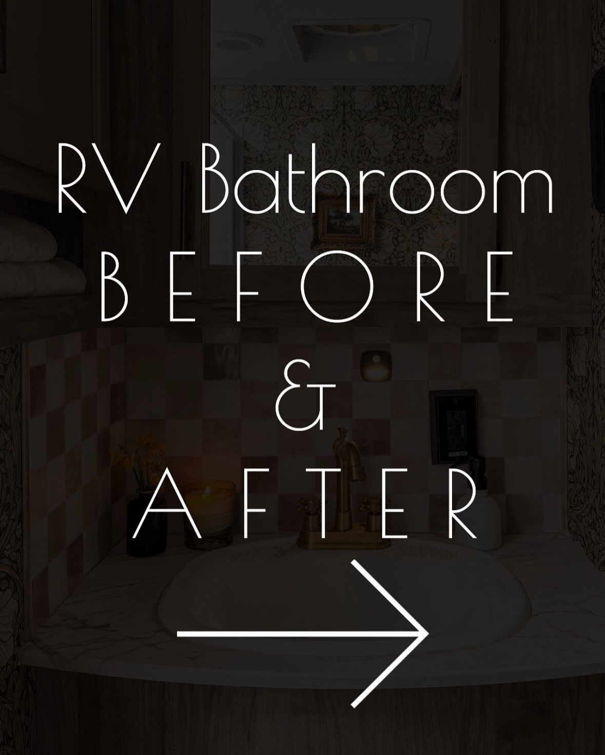 👉🏻swipe to see our RV bathoom makeover! ✨Glamping indeed! ✨We camp a lot and so why not fancy it up a bit. Everything we added/changed was from Amazon including the new smart tiles in the cute check! I have more plans for the other spaces in our fifth wheel so stay tuned! ⭐️🏁💚🌼

#LTKHome #LTKStyleTip #LTKFindsUnder50