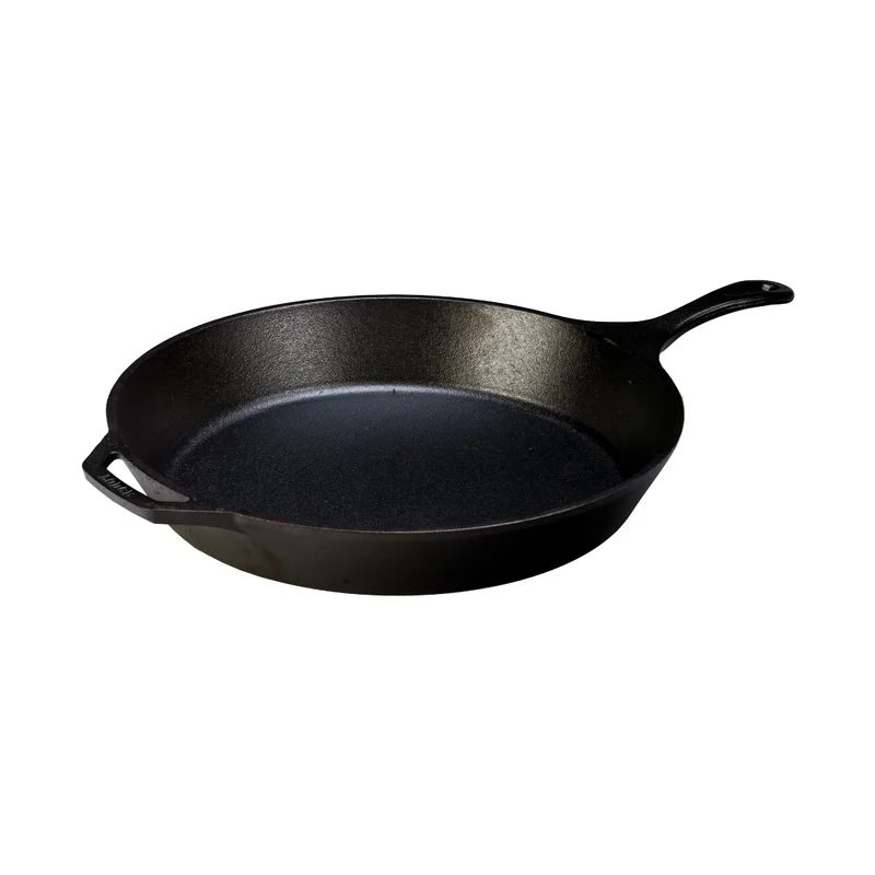 15" Cast Iron Skillet With Glass Lid | Wayfair North America