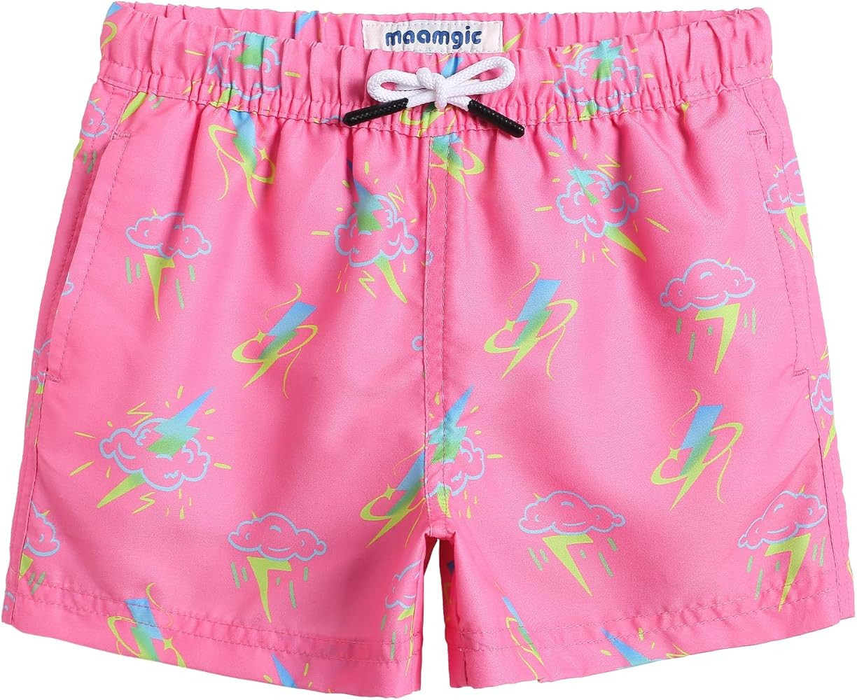 maamgic Swim Trunks Boys Toddler Bathing Suits for Kids Swimwear Baby Boy Swimsuit Boys Swim Shor... | Amazon (US)