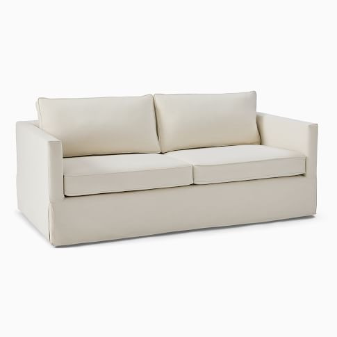 Harris Skirted Slipcover Sofa (66"–108") | West Elm (US)