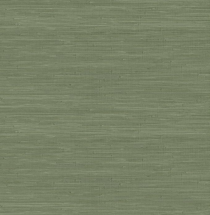 Classic Faux Grasscloth Peel and Stick Wallpaper, Hunter Green | Amazon (US)