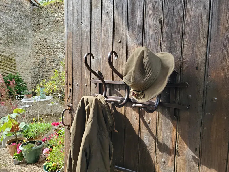 Thonet Bentwood Coathooks / Thonet 3 Coat Hooks / 1910s Bistro Hooks / Antique Bentwood Coat Rack... | Etsy (US)