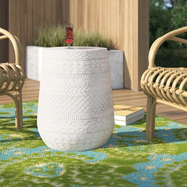 Ailey Concrete Outdoor Side Table | Wayfair North America