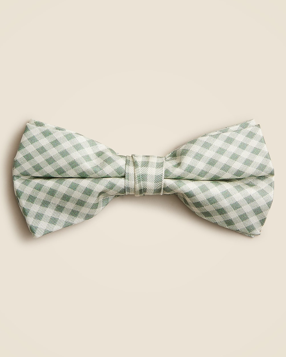 Kids' silk bow tie in gingham | J. Crew US