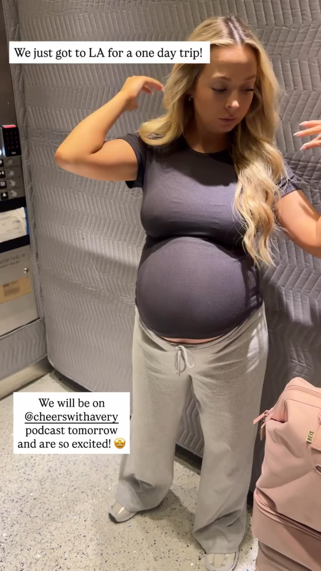 Just got to LA for a one day trip to be on a podcast! We are so excited!  Of course traveling with my favorite Beis luggage and Aritzia gilmore pants! 

 #LTKStyleTip #LTKBump #LTKTravel