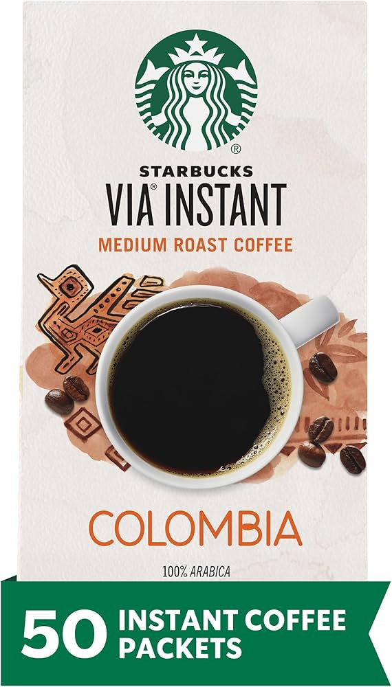 Starbucks VIA Ready Brew Colombia Coffee, 50-Count | Amazon (US)