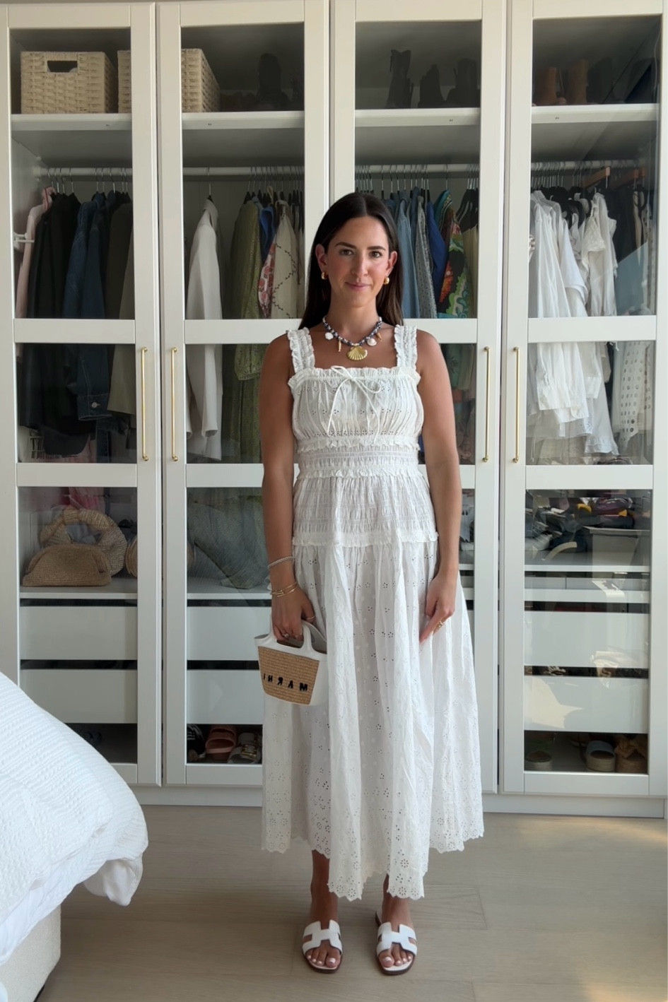 Wearing a size xsmall 

Summer dress, white dress, summer bag, 4th of July

#LTKStyleTip #LTKSummerSales #LTKSeasonal