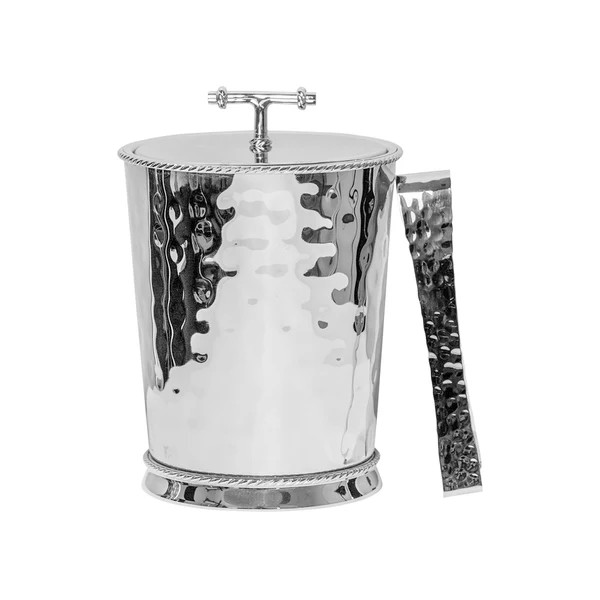 Juliska Graham Ice Bucket with Lid and Tongs | Kassatex