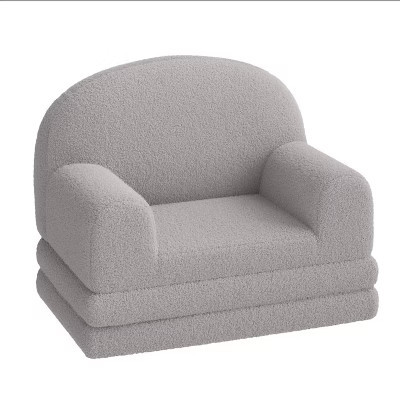 Kids Sofa Chair, 2-in-1 Convertible Toddler Couch Lounge, Comfy Fold Out Teddy Fleece Fabric, Children's Sofa Bed for Playroom, Bedroom, Nursery | Target