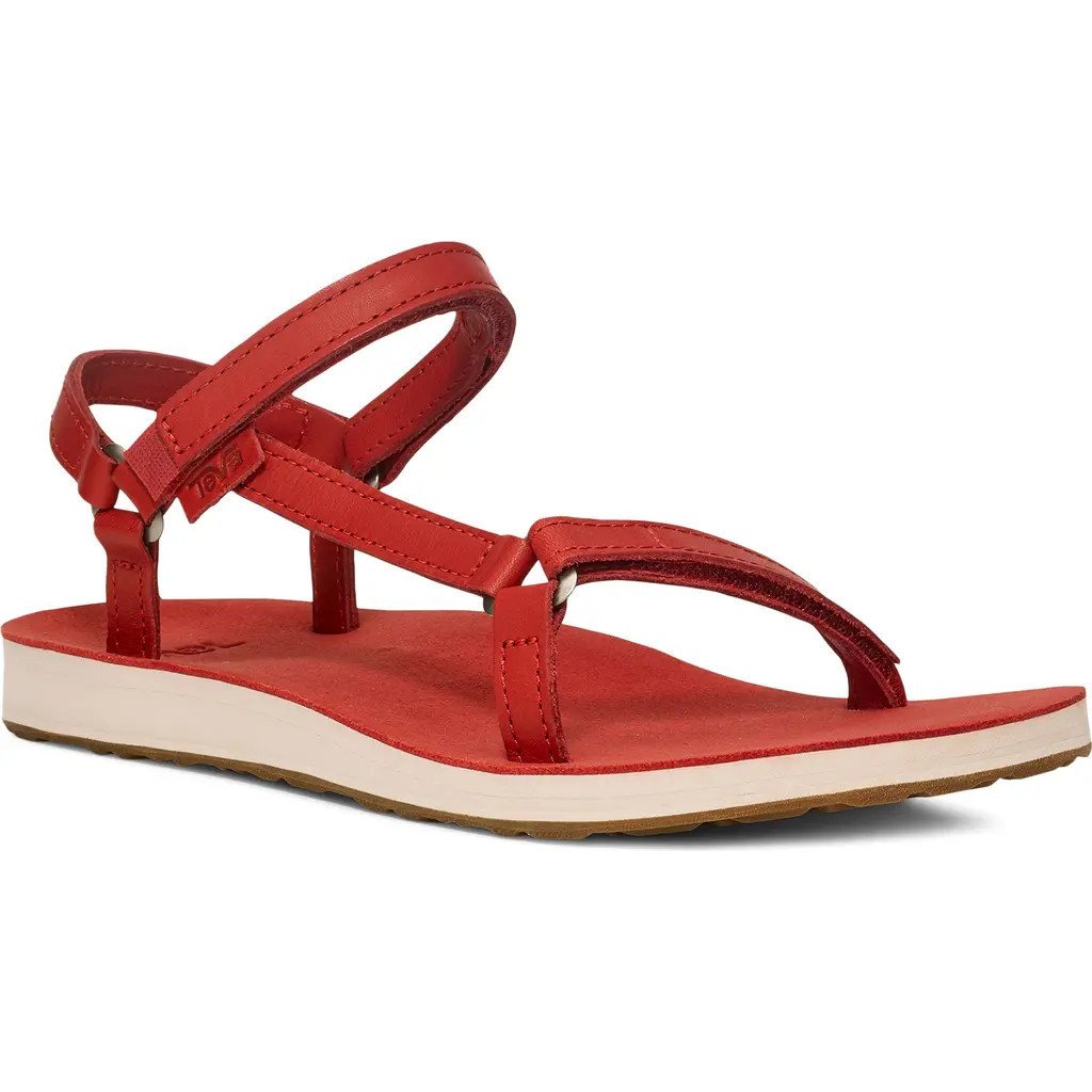 Teva Original Universal Slim Leather Sandal in Bossa Nova at Nordstrom, Size 9 | Nordstrom