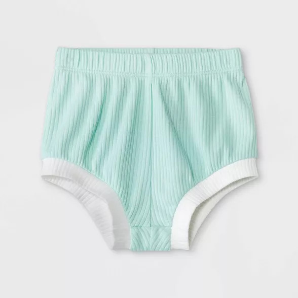 Baby Girls' 2pc Rib Top & Bottom Set - Cat & Jack™ Mint | Target