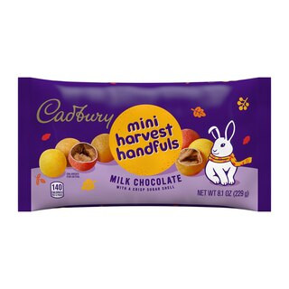 Cadbury Mini Harvest Handfuls Milk Chocolate Candy Bag, 8.1 OZ | CVS Health