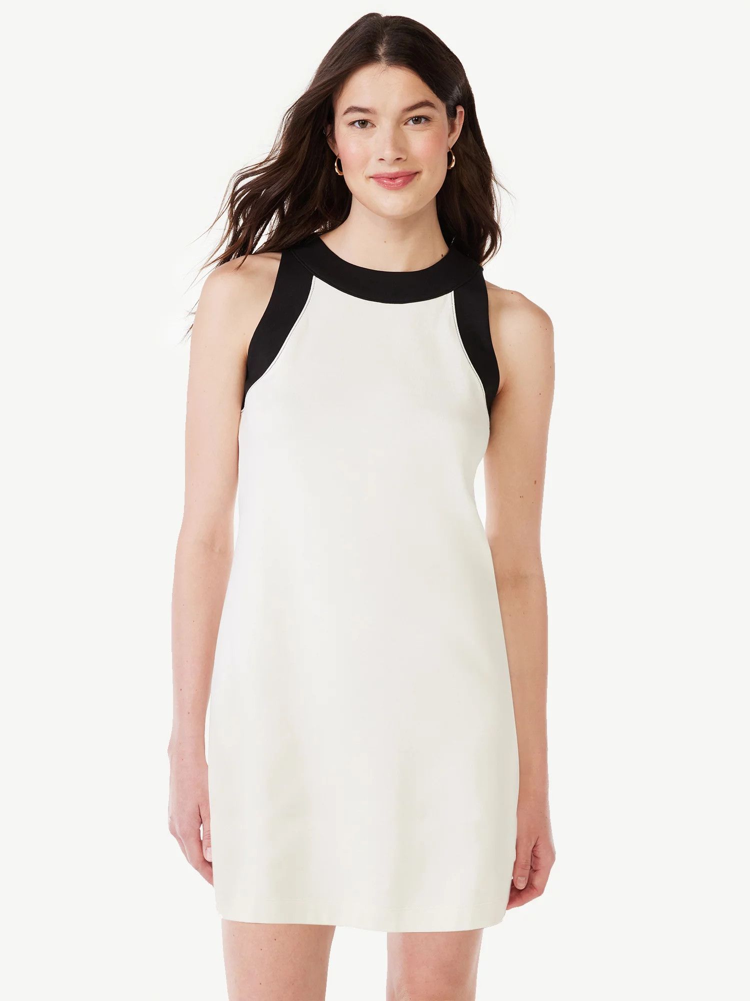 Free Assembly Sleeveless Wide Strap Mini Dress, Staud Dress Dupe Vacation Dress #LTKstyletip #LTKU | Walmart (US)