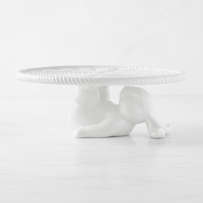 Sculptural Bunny Cake Stand | Williams-Sonoma