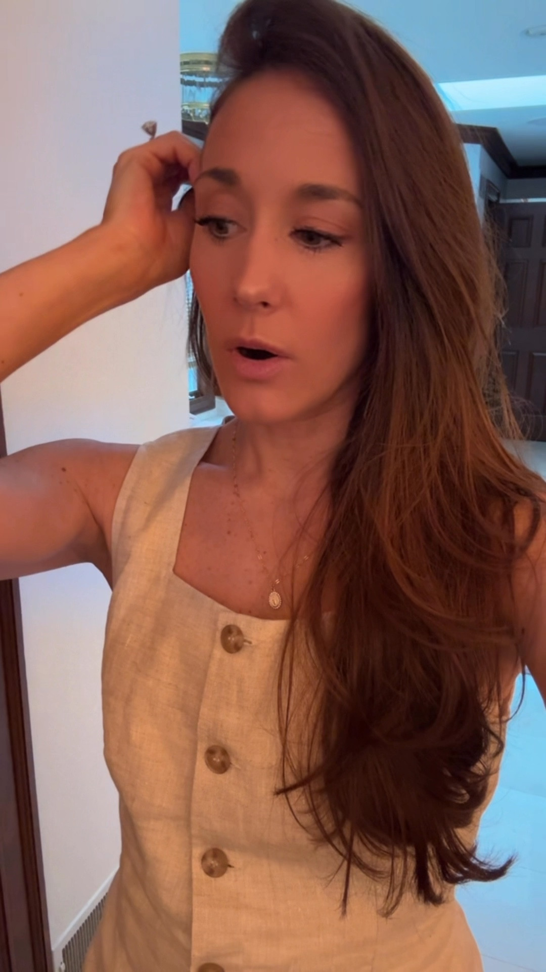 Top is a small but I could’ve gone XS (the back is adjustable though!)
Bottoms are a 25 for reference

#LTKStyleTip #LTKSeasonal #LTKWorkwear