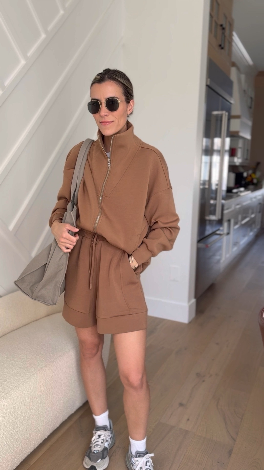 Varley outfits 
Size XS shorts 
Size small sweatshirt 

#LTKfindsunder100 #LTKfitness