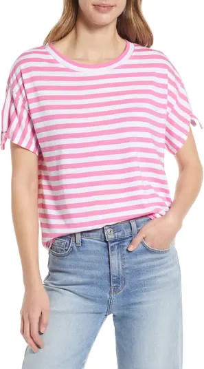 Tie Sleeve T-Shirt | Nordstrom