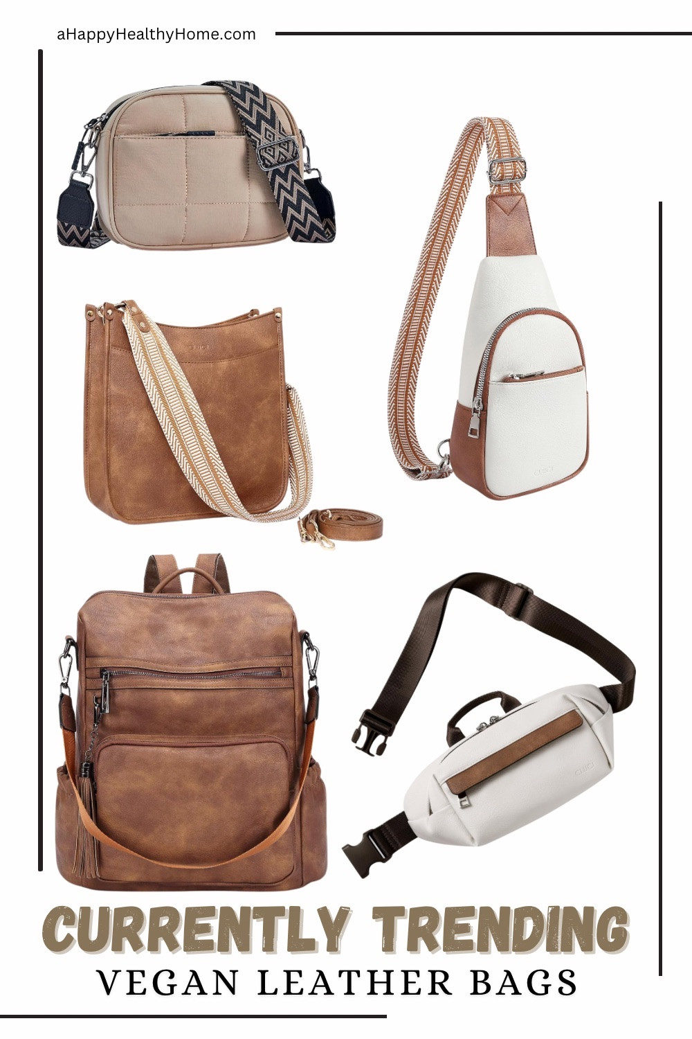 Upgrade your accessory game with these gorgeous vegan leather bags! Ethically made and stylish, they’re perfect for any occasion—from casual outings to office-ready looks. With sleek designs, durable materials, and eco-friendly craftsmanship, these bags prove you don’t have to sacrifice style for sustainability. 

#LTKItBag #LTKFindsUnder50 #LTKSaleAlert
