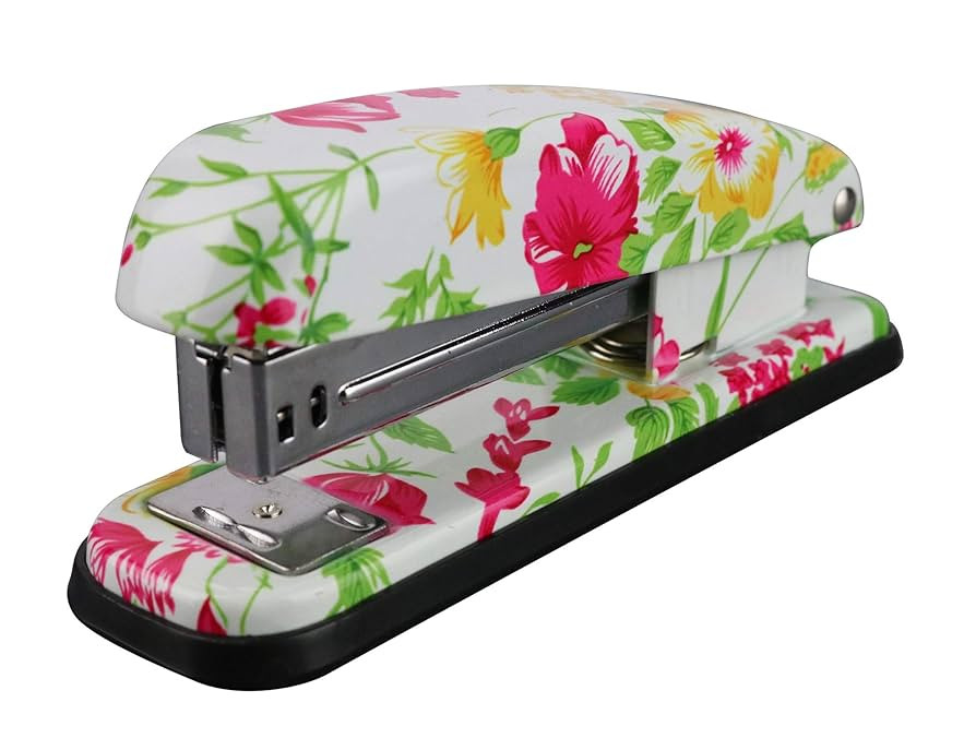 VIBRANZ-LAB Cute Heavy Duty Stapler for Home Office Supplies Standard Pretty Floral Staplers for ... | Amazon (US)