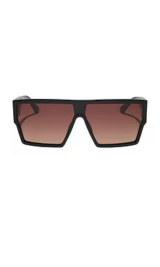 DIFF EYEWEAR Electra Sunglasses in Black & Brown Gradient from Revolve.com | Revolve Clothing (Global)
