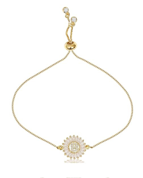 CILILI 26 Alphabet Charms Handmade Initial Round Shell Cubic Zirconia Letters with White Rhinesto... | Amazon (US)