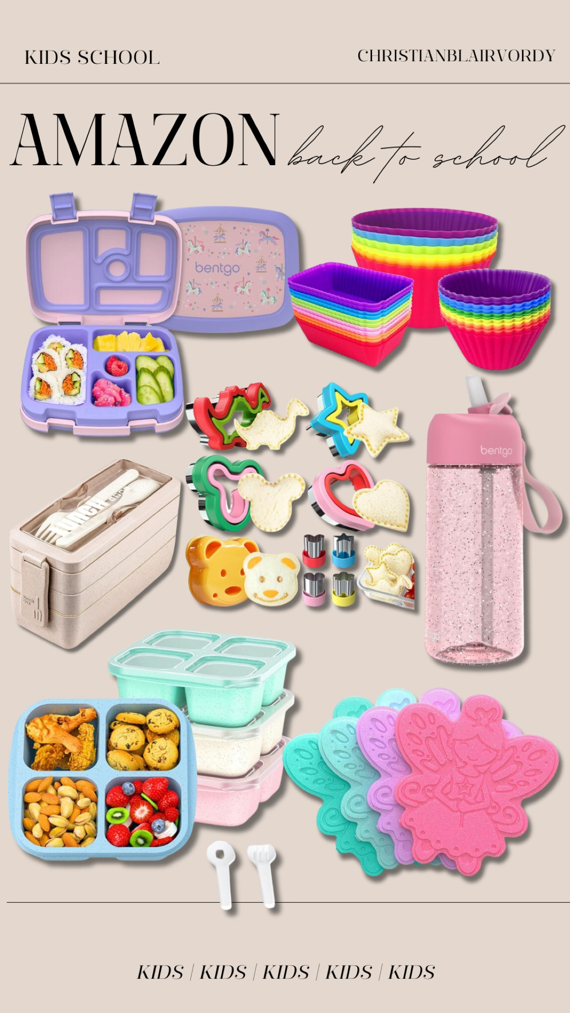 Back to school; kids; lunches; lunchbox fun

#christianblairvordy

#amazon #lunch #kids #family #backtoschool 

#LTKFamily #LTKBacktoSchool #LTKKids