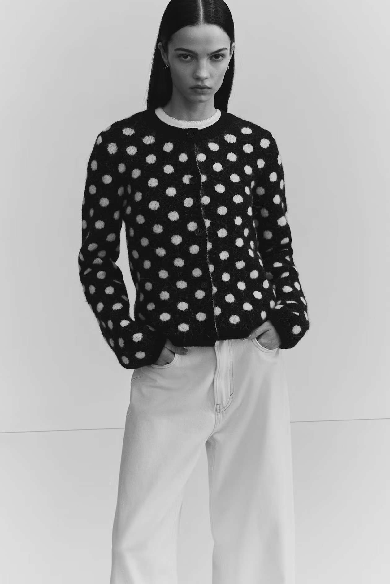 Jacquard-Knit Cardigan | H&M (US + CA)