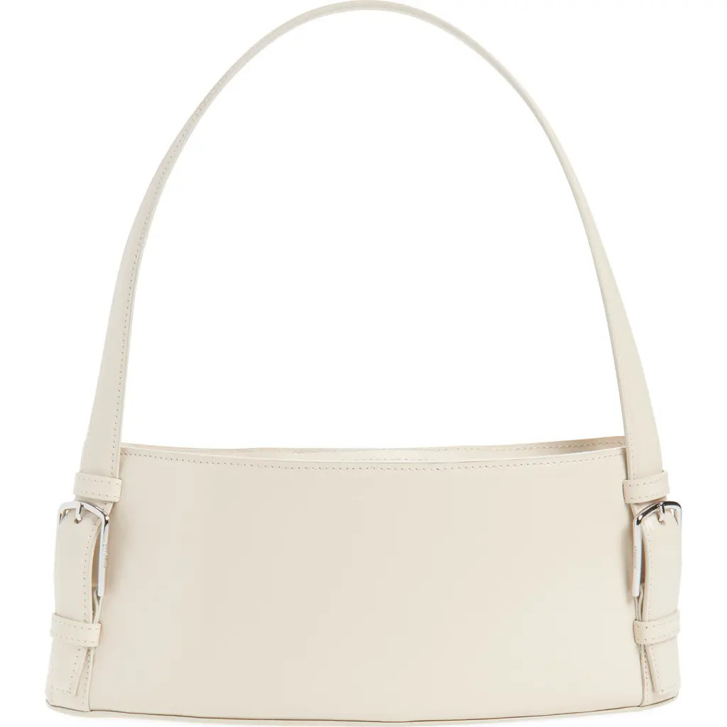 Coperni Ergonomic Leather East/West Shoulder Bag in Beige Bei at Nordstrom | Nordstrom
