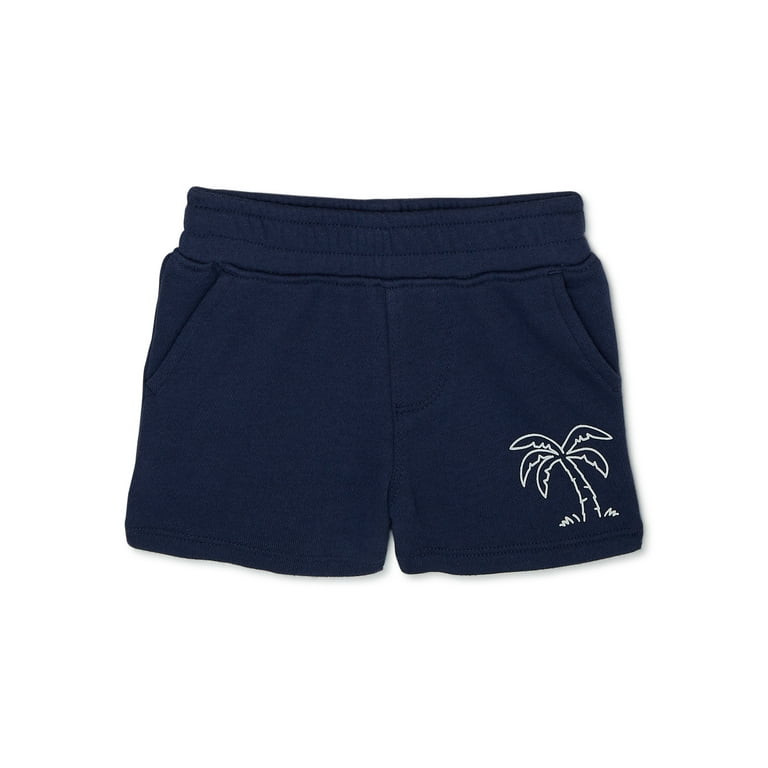 Garanimals Baby Boy Graphic French Terry Shorts, Sizes 0-24 Months | Walmart (US)
