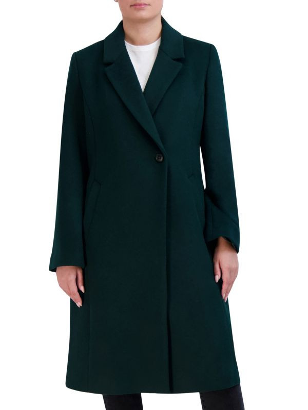 Cole Haan Double Breasted Wool Blend Coat on SALE | Saks OFF 5TH | Saks Fifth Avenue OFF 5TH