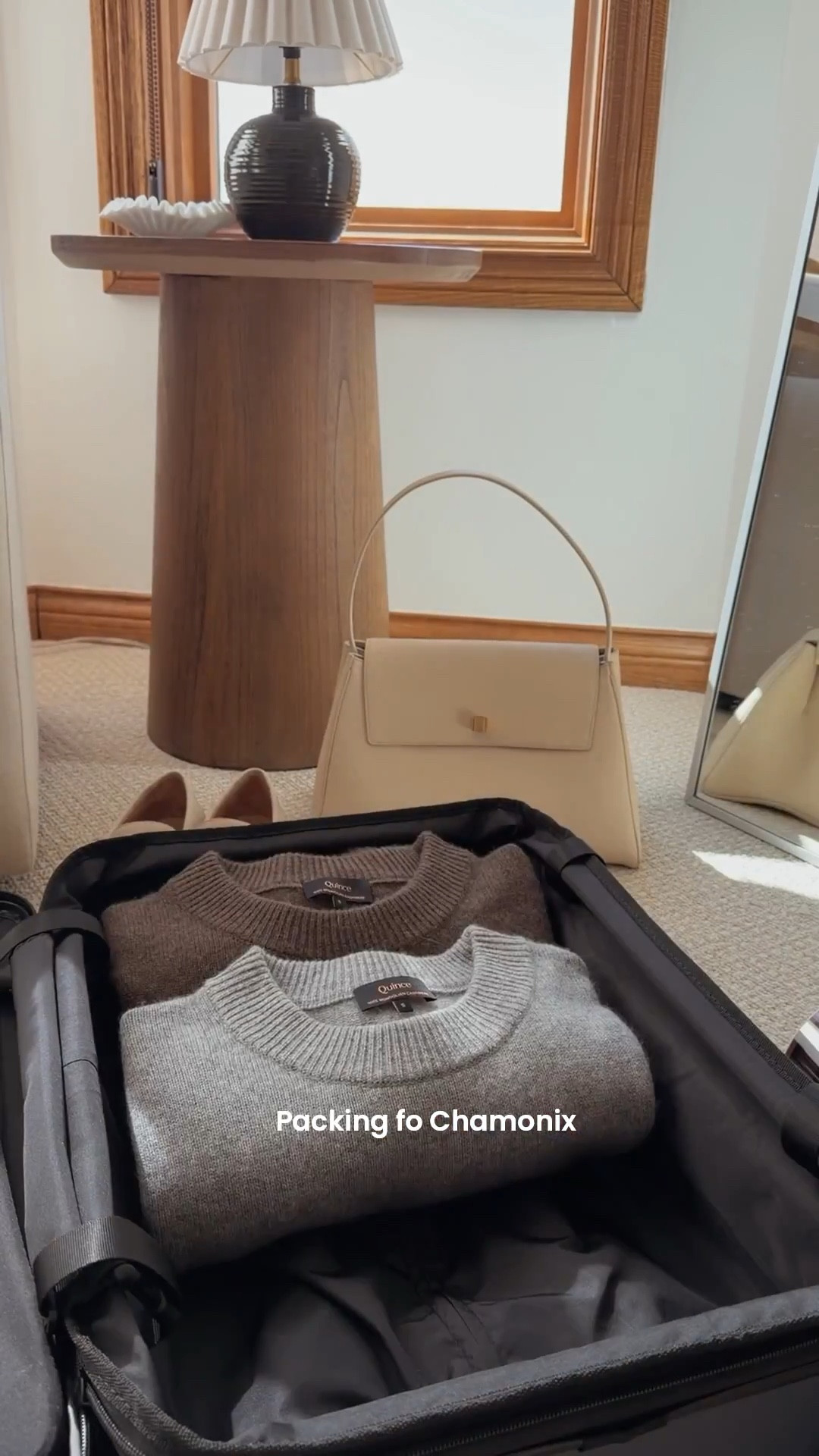 Packing for the slopes with my brand new luggage - so aesthetic ❄️✈️ comment LUGGAGE and I’ll send you the link to shop! 

The expandable carry-on fits so much but still feels incredibly light, and the matching weekender keeps everything organized (the bottom compartment for bulky shoes is my favorite part).

Also bringing my go-to Quince cashmere sweaters because it packs small but keeps me warm on cold trips.

Direct links: 
@onequince #quincepartner 


#LTKgrwm #LTKTravel #LTKstorytime