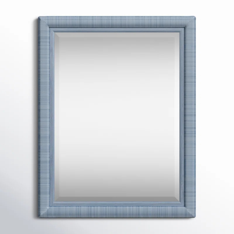 Monterey Rattan Flat Mirror | Birch Lane