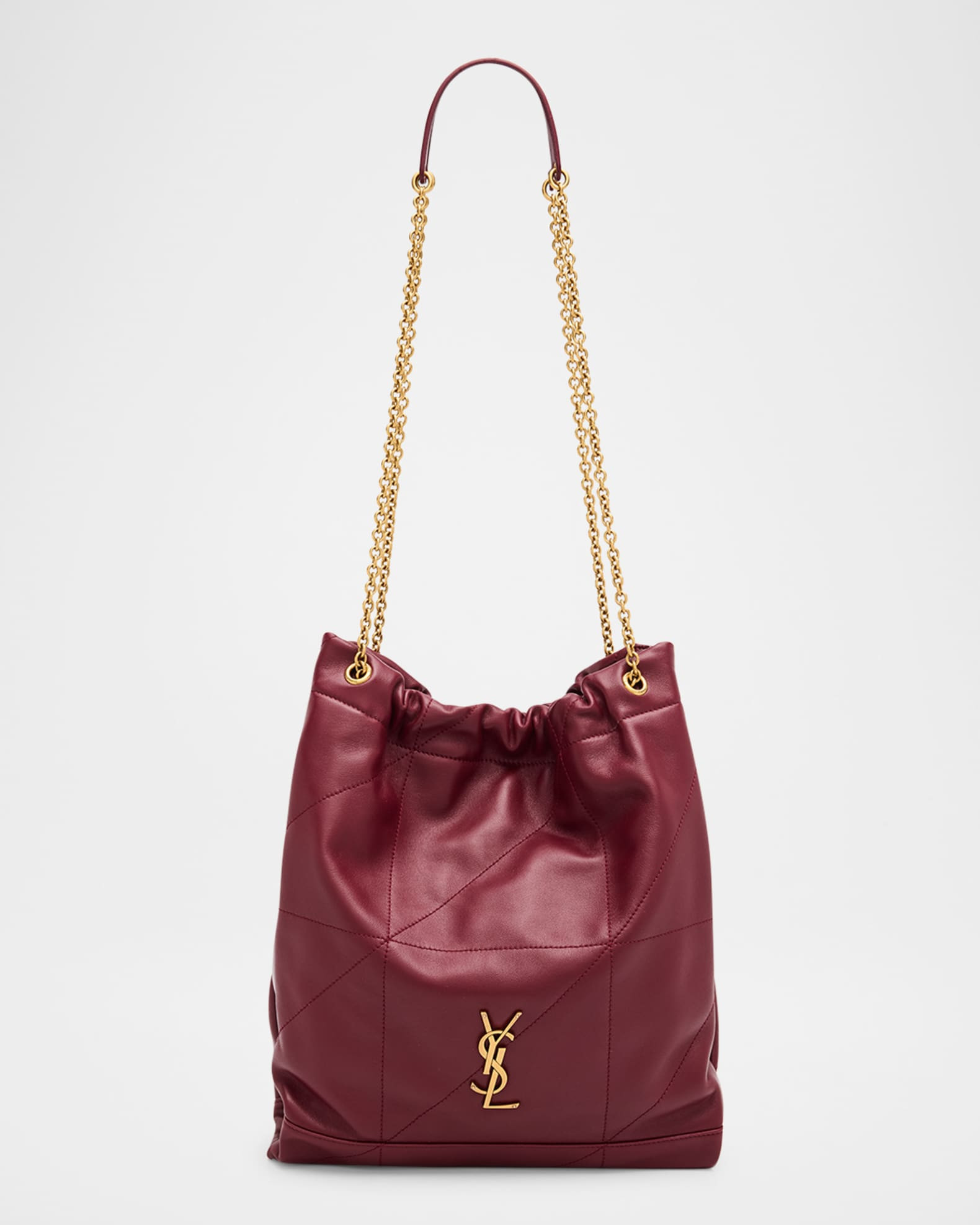 Jamie 4.3 Pochon YSL Shoulder Bag in Quilted Leather | Neiman Marcus