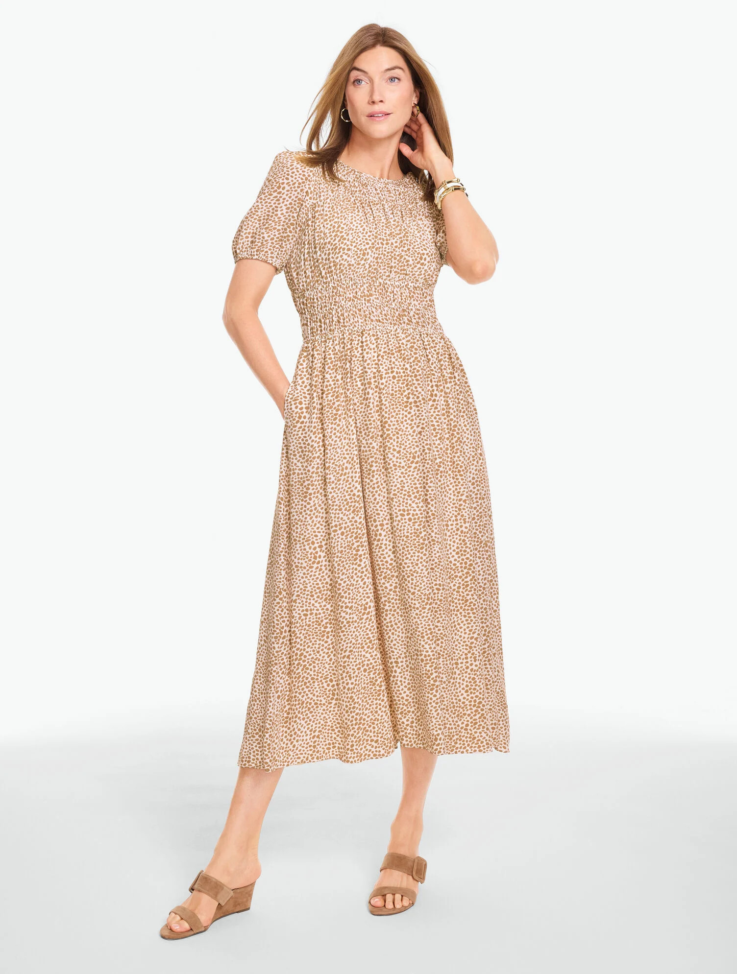 Fit & Flare Dress - Mini Leopard | Talbots