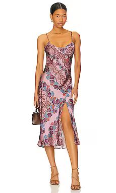 Free People Printed Right This Way Dress in Rose Combo from Revolve.com | Revolve Clothing (Global)