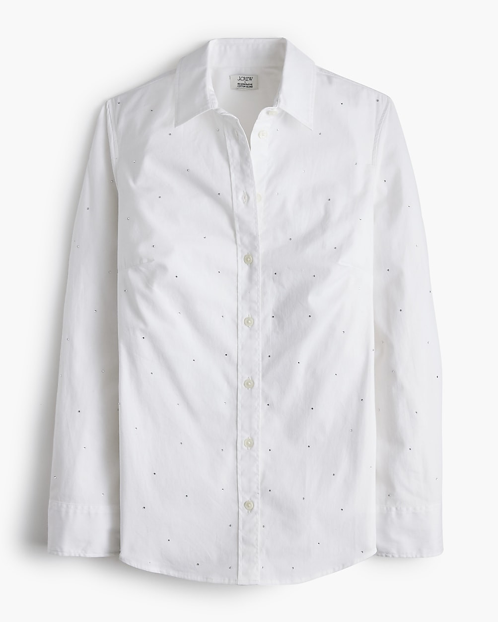 Jewel-embellished button-up shirt | J.Crew Factory