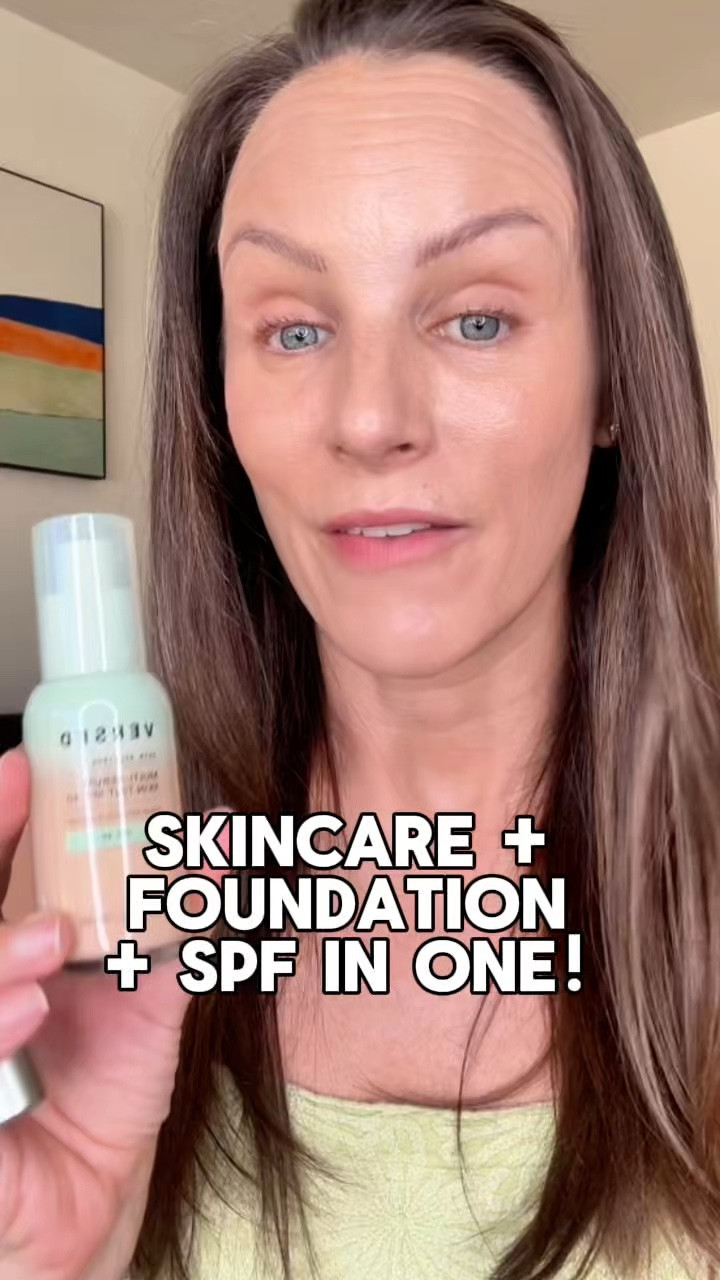Trying the Versed Multi-Serum Skin Tint SPF 40 for the first time and I’m stunned. It feels like skincare, evens my tone, gives me a juicy glow, and never looks chalky. Perfect lightweight coverage for normal to dry skin
 @versedskin #versedskin #skintint #sunscreen #beautyover40 #foundation