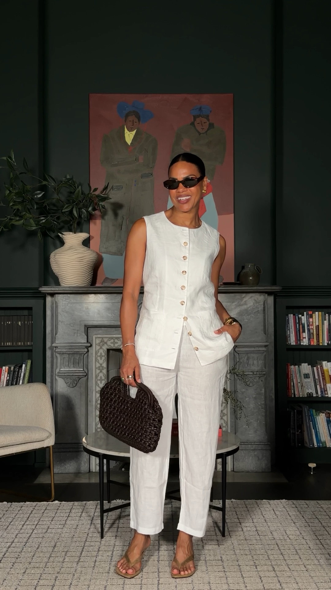 How I’m styling summer staples!Everything is tts (I got a small in all) size up in the fisherman sweater for an oversized look and the cropped linen pants if you have a booty!

#LTKOver40 #LTKSeasonal #LTKootd