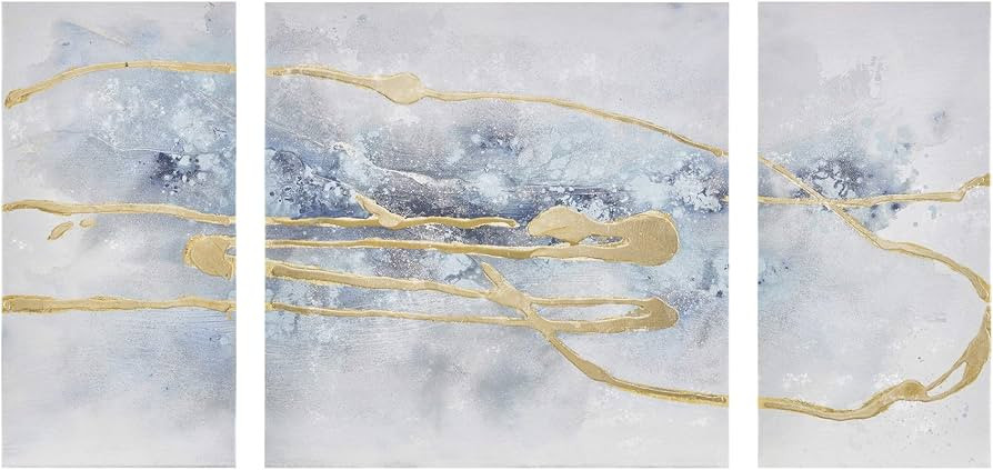 Madison Park Wall Art Living Room Décor - Cosmo Hand Embellished Canvas Home Accent Modern Dinin... | Amazon (US)