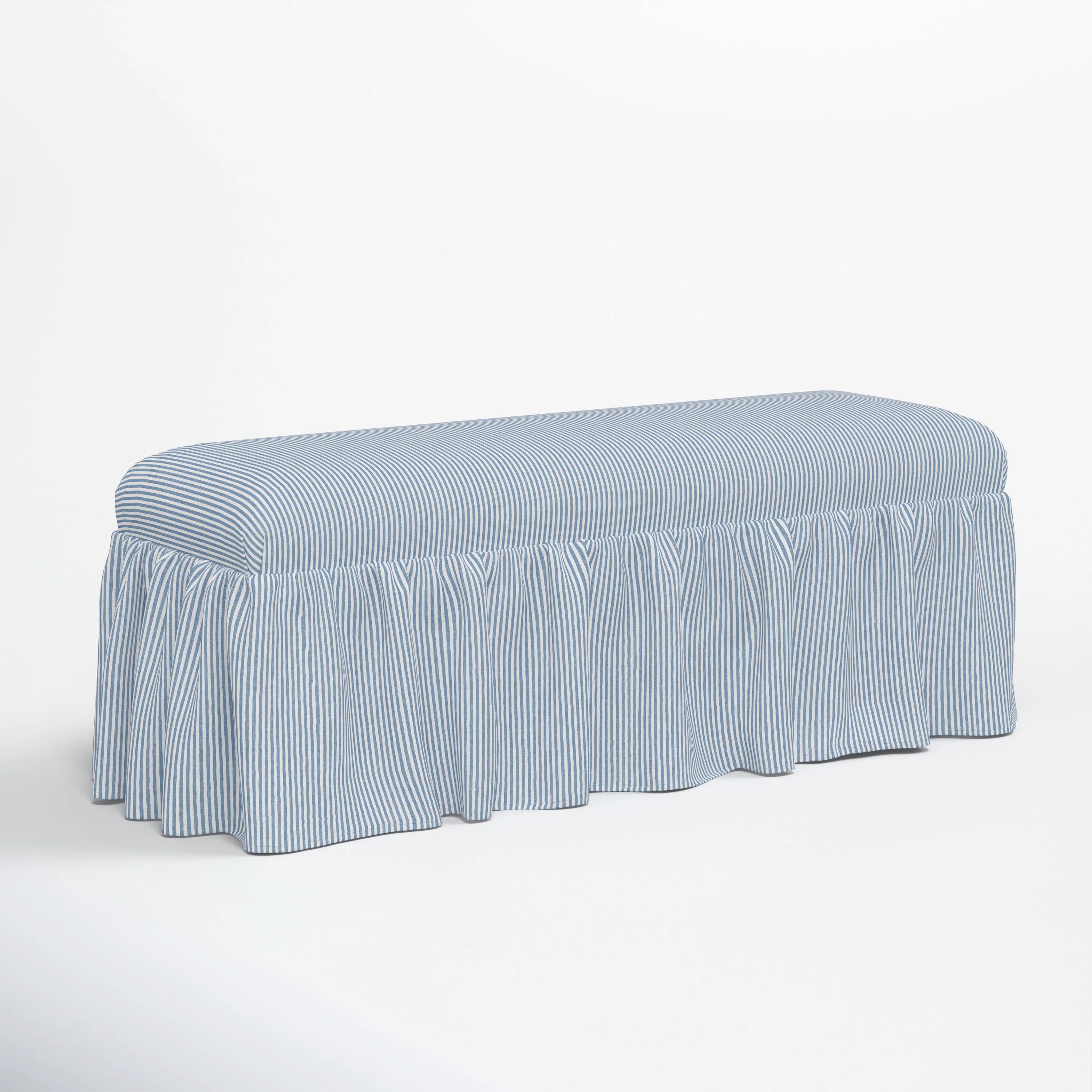 Maggie Ruffle Dining Bench | Wayfair North America