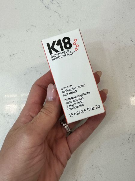 Everyone is raving about this leave in mask! I’ve gotten away from the olaplex and I’m exploring the K18 brand. Love it so far! 

#LTKbeauty #LTKGiftGuide