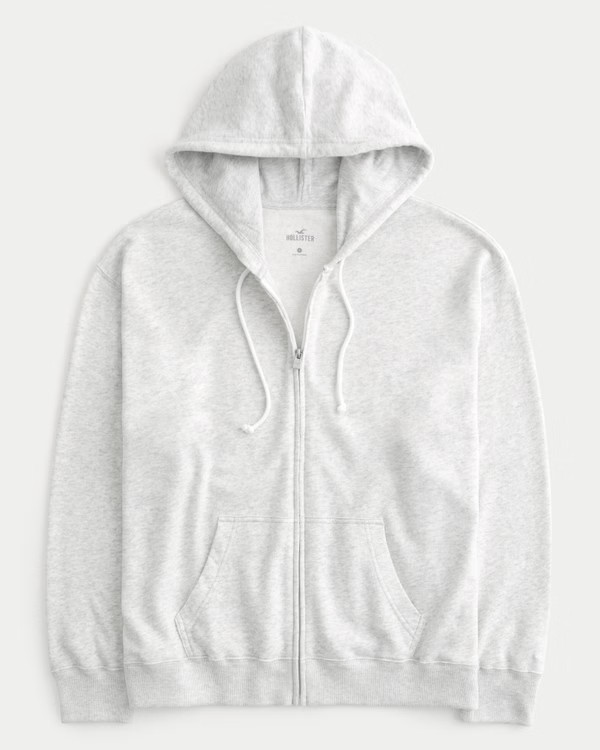 Oversized Zip-Up Hoodie | Hollister (US)