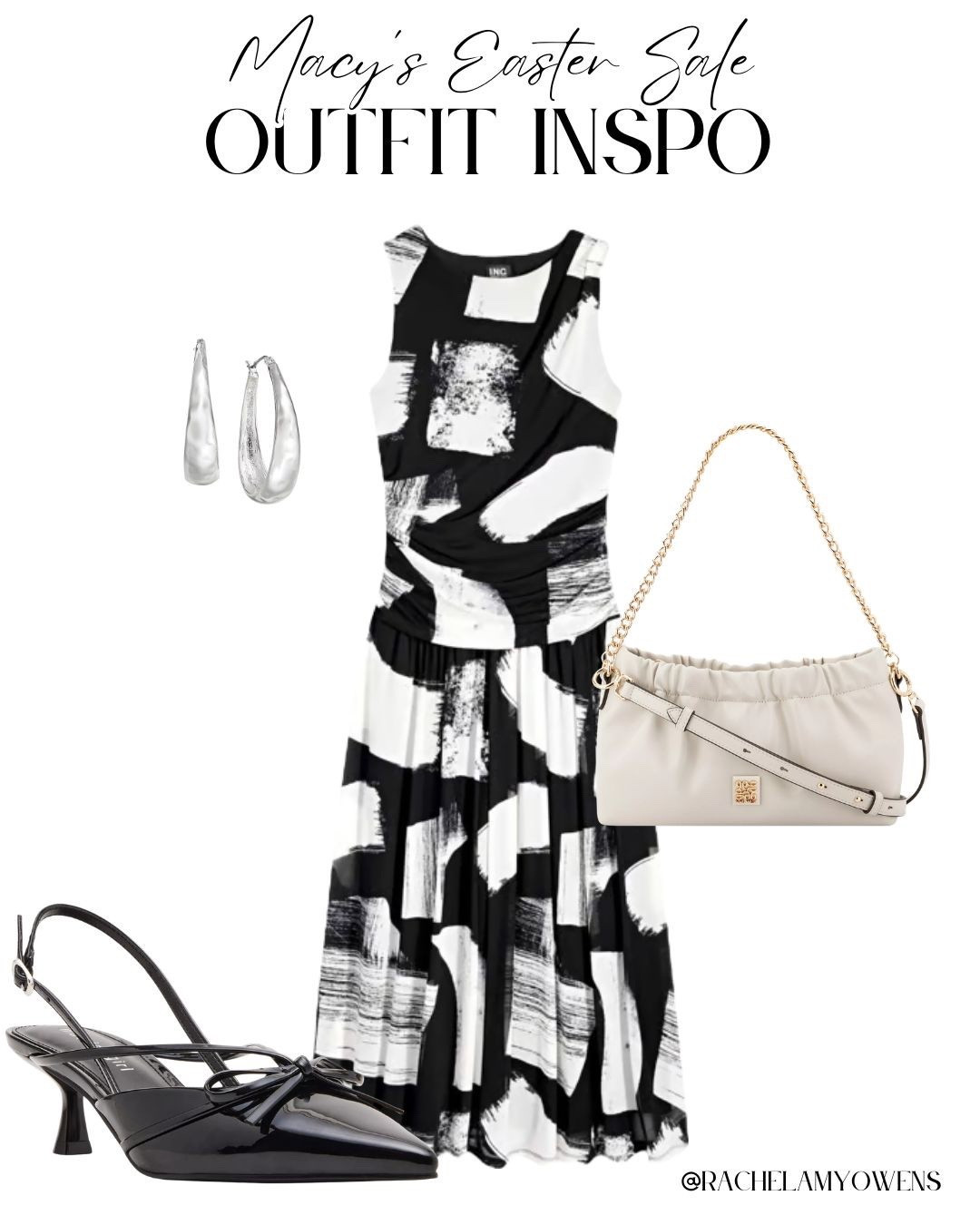 Step into the season with this chic Macy’s Easter Sale outfit! 🖤

I love how this abstract black and white dress pairs with sleek slingback heels and a cream shoulder bag. It’s an elevated, timeless look that’s perfect for brunch or any spring celebration. 🥂✨

#MacysStyle #EasterOutfit #SpringFashion #BlackAndWhiteLook #ModestFashion #EasterSale #ClassyStyle #LTKSpring

#LTKSaleAlert #LTKSeasonal #LTKootd