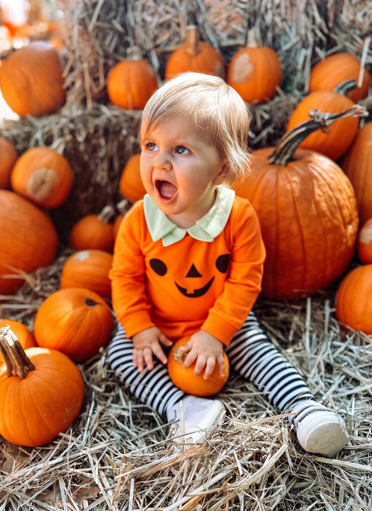 The cutest pumpkin in the patch!!! Love this little outfit! 🎃

#LTKHalloween #LTKKids #LTKSeasonal