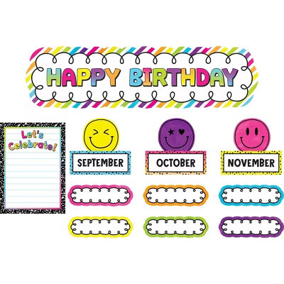Teacher Created Resources® Brights 4Ever Happy Birthday Mini Bulletin Board Set | Target