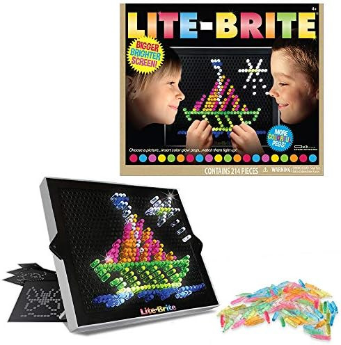 Lite-Brite Ultimate Classic Retro and Vintage Toy, Gift for Girls and Boys, Ages 4+ | Amazon (US)