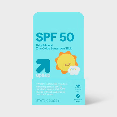 Baby Mineral Sunscreen Stick - SPF 50 - 0.5oz - up&up™: Whole Body Coverage, Scented, Zinc Oxide Formula | Target